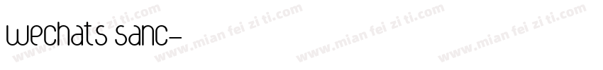 wechats sanc字体转换